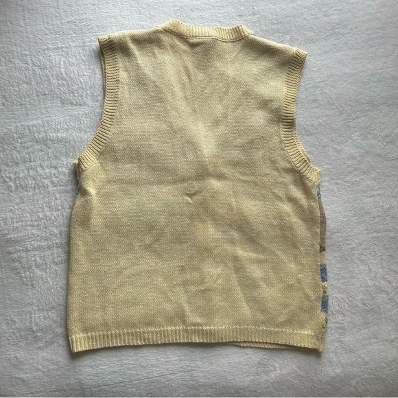 Koret City Blues Knitted Sweater Vest, 55% Ramie, 45% Cotton ( Size S ) - Picture 5 of 7